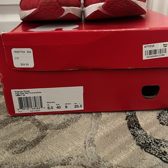 Puma Bold Red Slip-On Sneakers - Picture 6 of 6